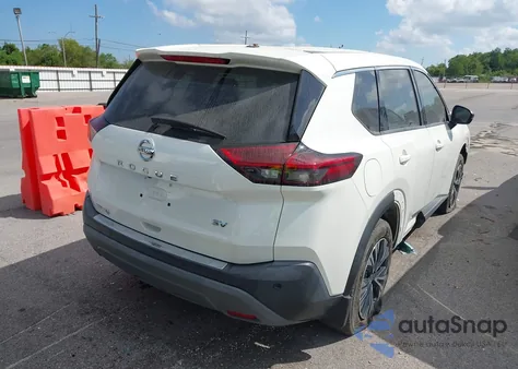2021 Nissan Rogue Sv Fwd из США, поврежденный, VIN 5N1AT3BA6MC745208